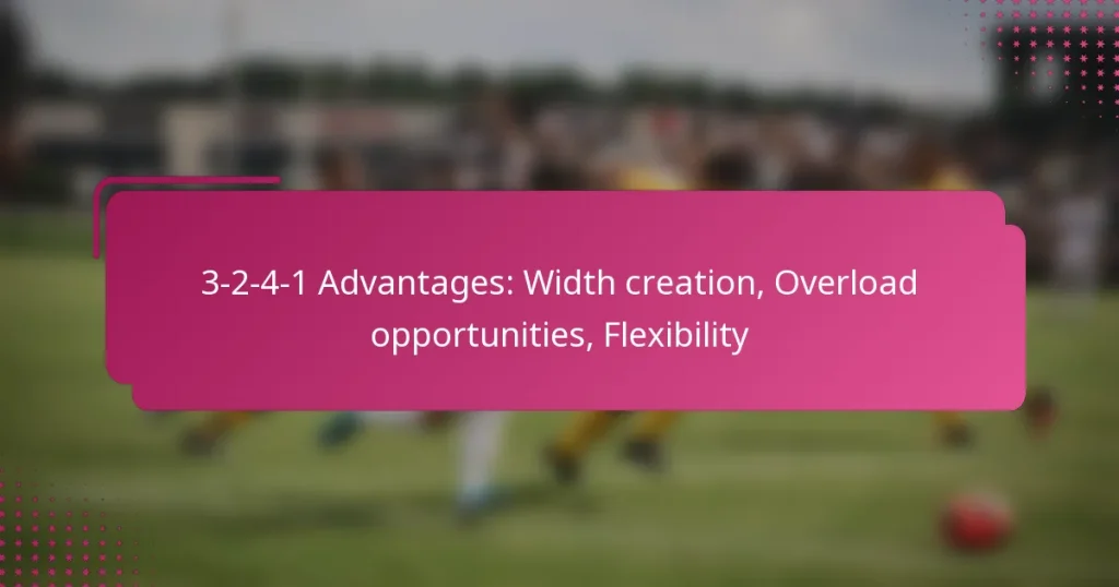 3-2-4-1 Advantages: Width creation, Overload opportunities, Flexibility