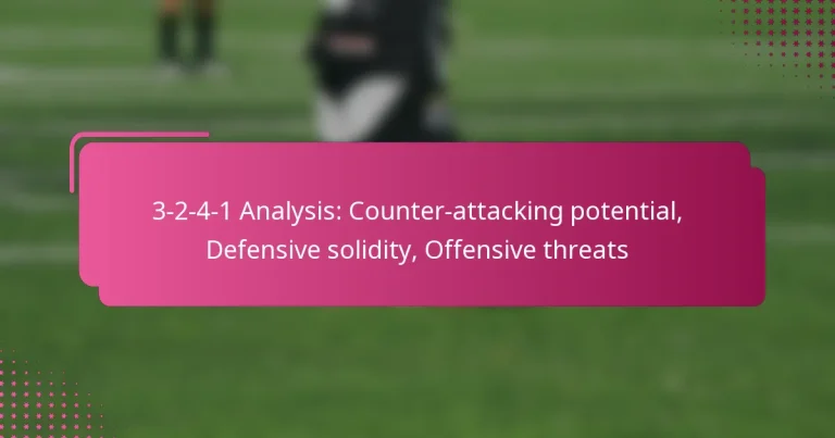 3-2-4-1 Analysis: Counter-attacking potential, Defensive solidity, Offensive threats