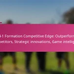 3-2-4-1 Formation Competitive Edge: Outperforming competitors, Strategic innovations, Game intelligence