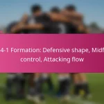 3-2-4-1 Formation: Defensive shape, Midfield control, Attacking flow