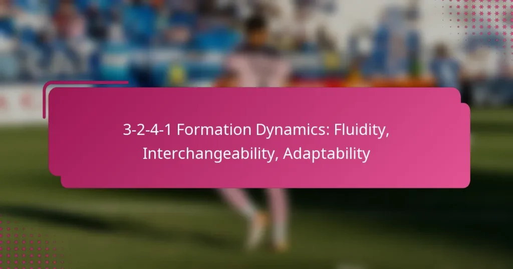 3-2-4-1 Formation Dynamics: Fluidity, Interchangeability, Adaptability
