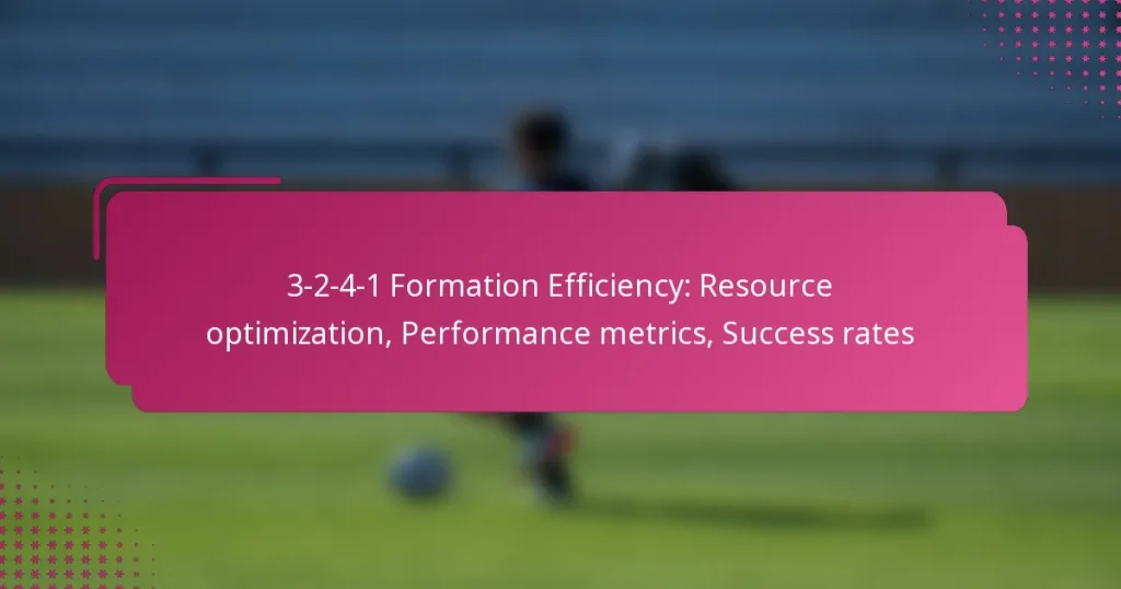 3-2-4-1 Formation Efficiency: Resource optimization, Performance metrics, Success rates