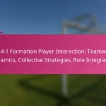3-2-4-1 Formation Player Interaction: Teamwork Dynamics, Collective Strategies, Role Integration