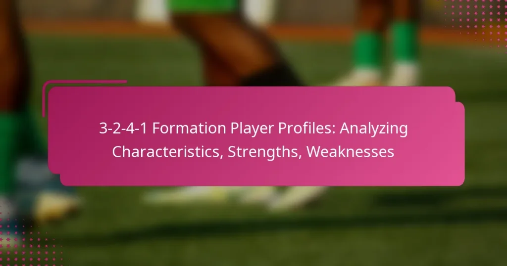 3-2-4-1 Formation Player Profiles: Analyzing Characteristics, Strengths, Weaknesses