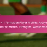 3-2-4-1 Formation Player Profiles: Analyzing Characteristics, Strengths, Weaknesses