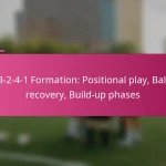 3-2-4-1 Formation: Positional play, Ball recovery, Build-up phases