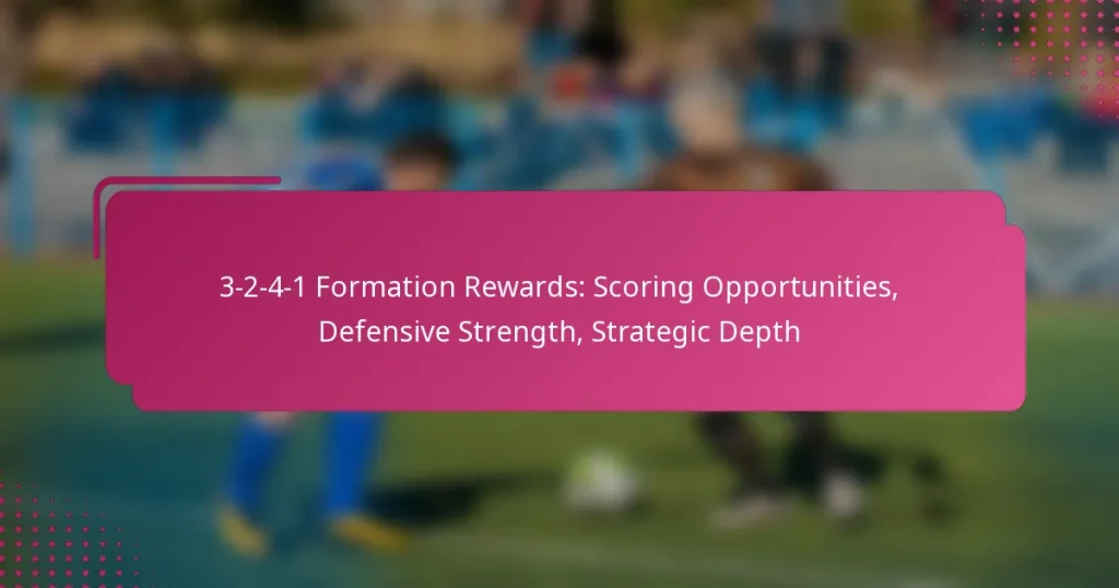 3-2-4-1 Formation Rewards: Scoring Opportunities, Defensive Strength, Strategic Depth