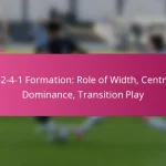 3-2-4-1 Formation: Role of Width, Central Dominance, Transition Play