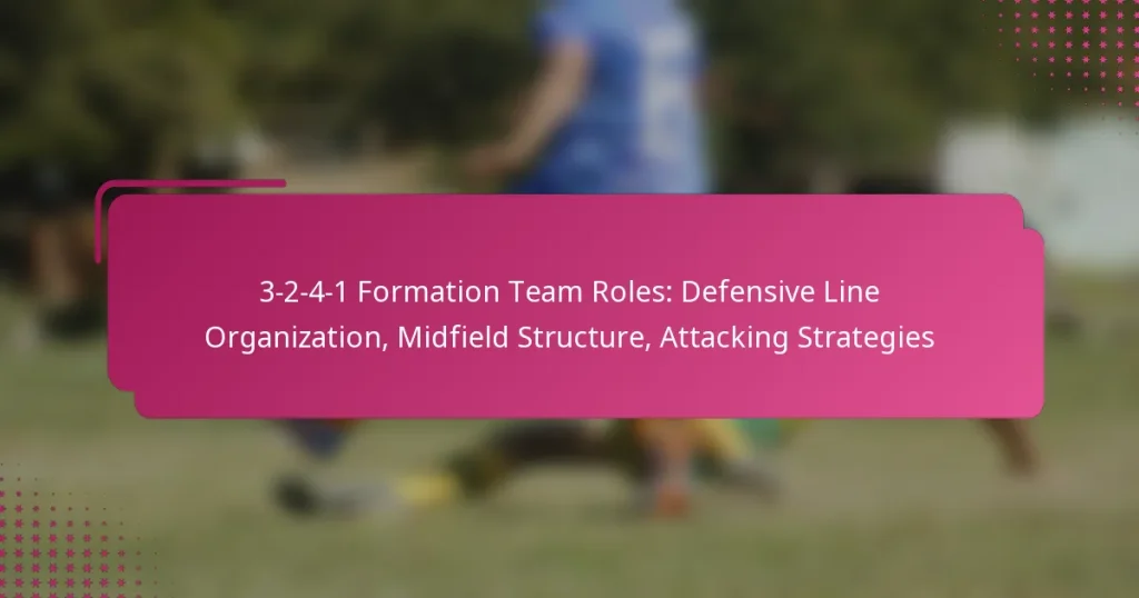 3-2-4-1 Formation Team Roles: Defensive Line Organization, Midfield Structure, Attacking Strategies