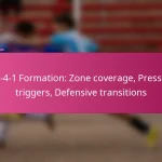 3-2-4-1 Formation: Zone coverage, Pressing triggers, Defensive transitions