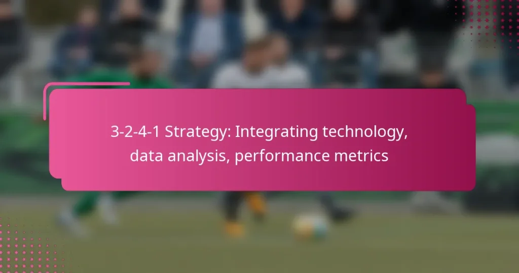3-2-4-1 Strategy: Integrating technology, data analysis, performance metrics