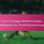 3-2-4-1 Strategy: Midfield triangles, Overlapping runs, Positional interchanges