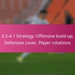 3-2-4-1 Strategy: Offensive build-up, Defensive cover, Player rotations