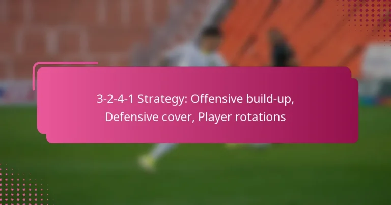 3-2-4-1 Strategy: Offensive build-up, Defensive cover, Player rotations
