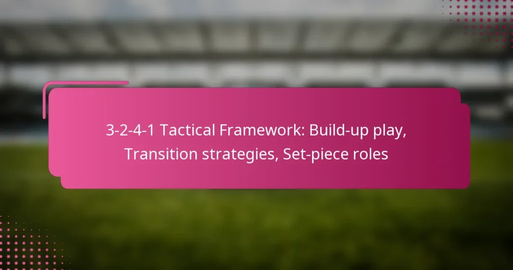 3-2-4-1 Tactical Framework: Build-up play, Transition strategies, Set-piece roles