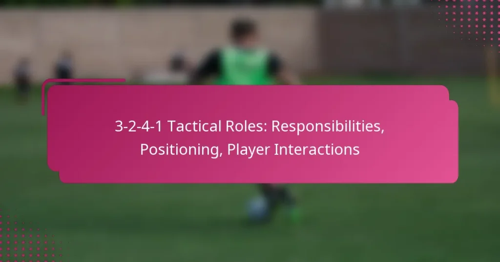 3-2-4-1 Tactical Roles: Responsibilities, Positioning, Player Interactions
