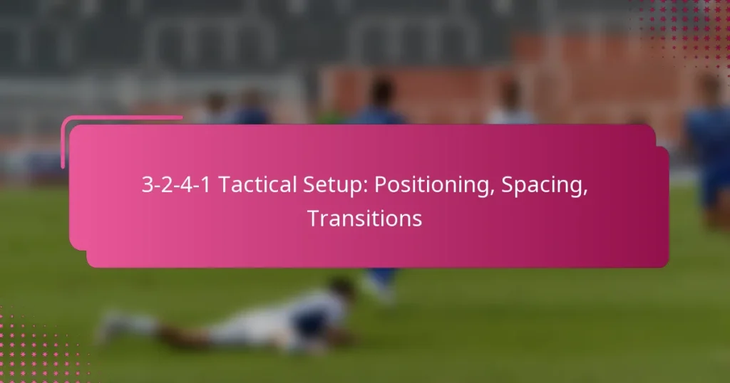 3-2-4-1 Tactical Setup: Positioning, Spacing, Transitions