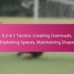 3-2-4-1 Tactics: Creating Overloads, Exploiting Spaces, Maintaining Shape
