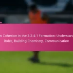 Team Cohesion in the 3-2-4-1 Formation: Understanding Roles, Building Chemistry, Communication