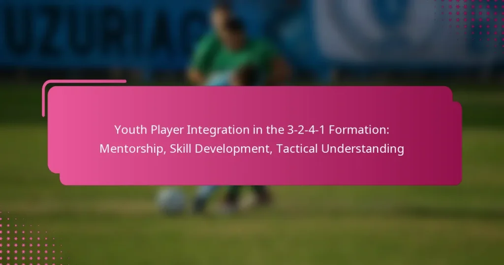 Youth Player Integration in the 3-2-4-1 Formation: Mentorship, Skill Development, Tactical Understanding