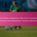 Youth Player Integration in the 3-2-4-1 Formation: Mentorship, Skill Development, Tactical Understanding