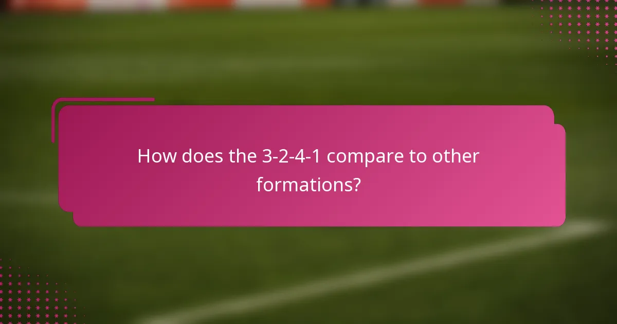How does the 3-2-4-1 compare to other formations?