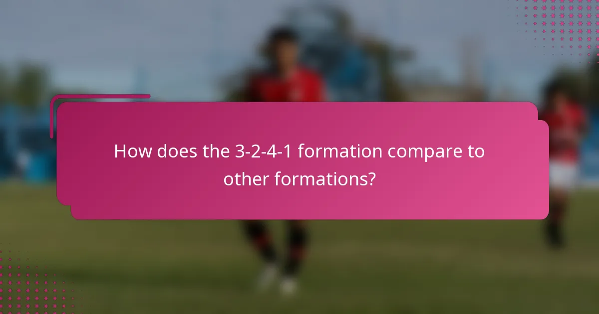 How does the 3-2-4-1 formation compare to other formations?